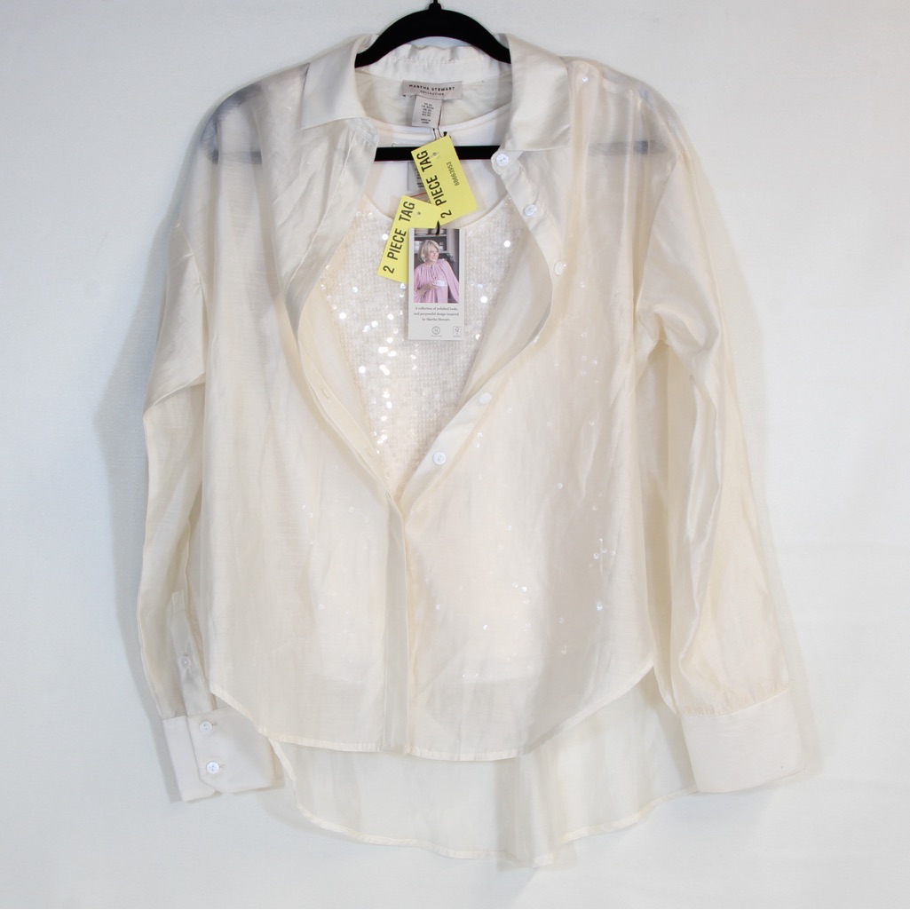 Martha Stewart Collection Blouse Set Nwt